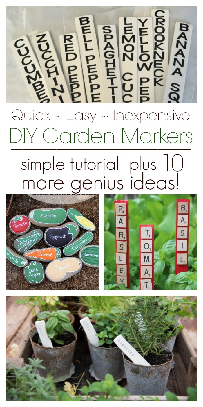 DIY Garden Markers