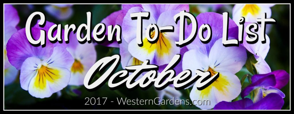 October garden to-do list for your Utah garden