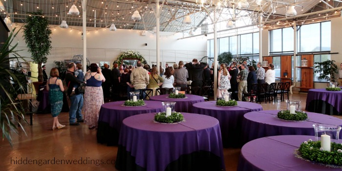 Interior space at Hidden Garden Weddings and Events in Utah