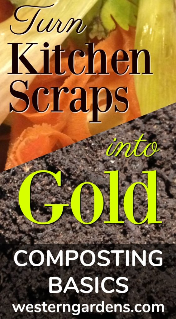 Basic steps to composting kitchen scraps into rich soil