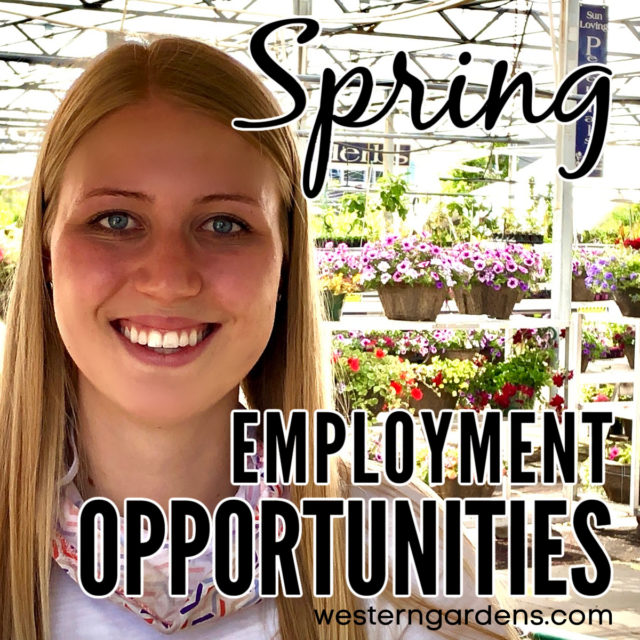 work at western gardens utah garden center employment opportunity